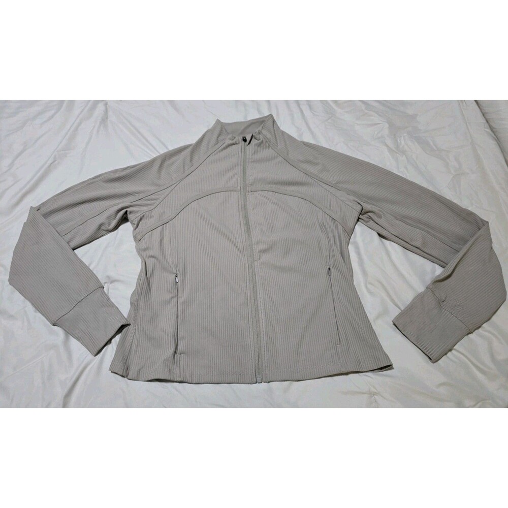 NWT Danskin Rib Yoga Jacket Women’s Medium Atmosphere Full Zip Stretch...